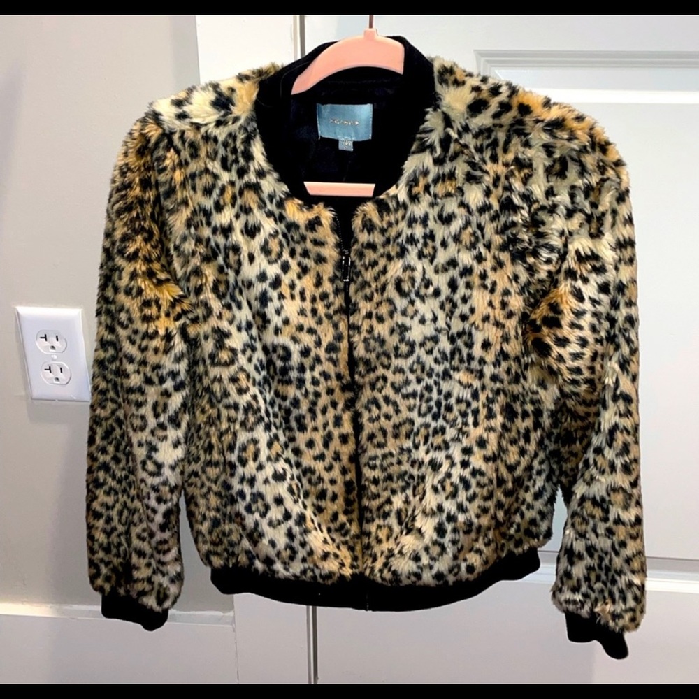 Perfect Condition - Anthro Cheetah Jacket!! *SO SOFT LIKE NEW*